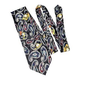 Garfield Odie Paisley Neck Tie Paws Addiction Vintage